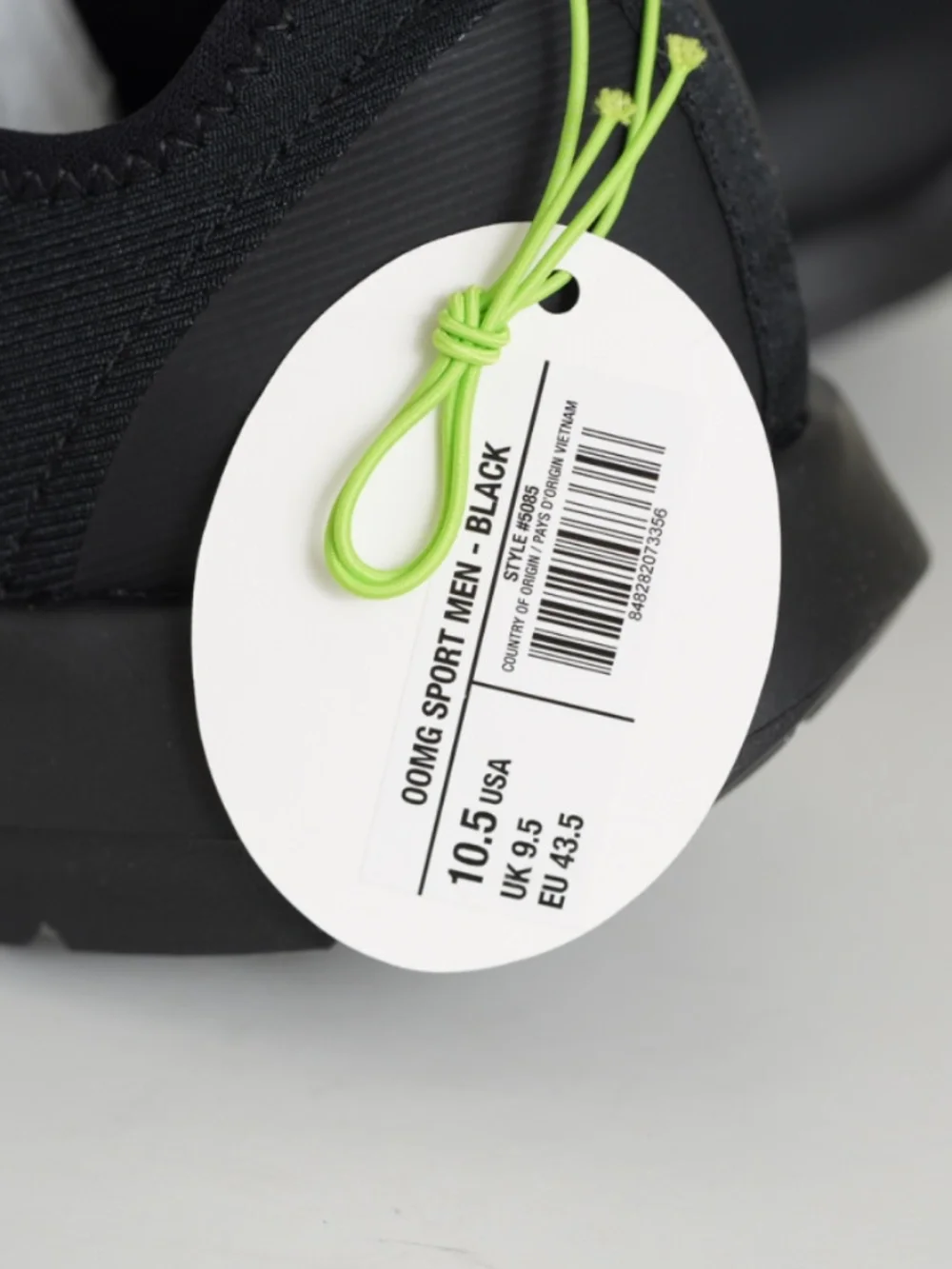 $149 Oofos Mens Oomg Sport Low Black Comfort Recovery Slip On Shoes 10.5 - Picture 6 of 7
